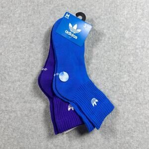 Adidas Relaxed Fit Crew Socks 3 Pack NWT